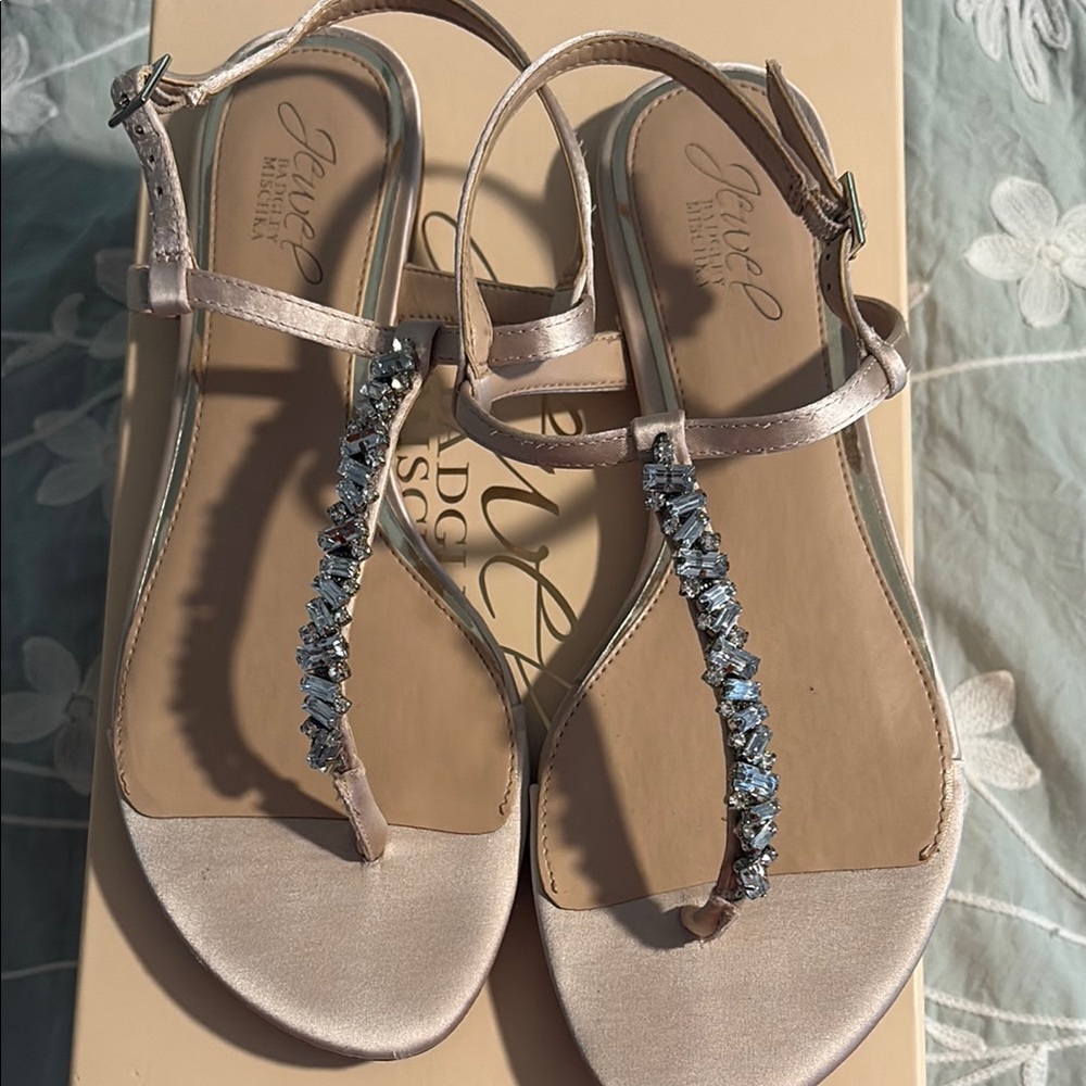 Women's Badgley Mischka Jeweled Sandals